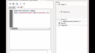 Insert row sqlite