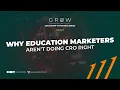 Are You Making These Fatal Conversion Rate Optimization Mistakes - EDU Watc og Episode 25