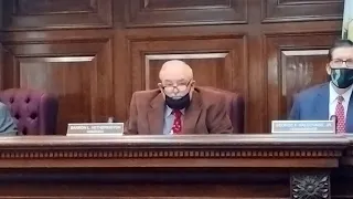 Boots Stares Down Critical Dunkel at Schuylkill County Commissioners Meeting