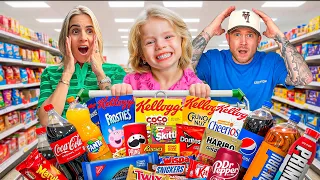 Our 4 YEAR-OLD Chooses OUR FOOD for 24 HOURS!