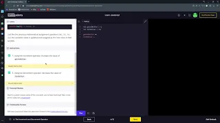Codecademy JavaScript Tutorial