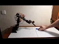 Python OpenCV Raspberry Pi 4 6 DoF Robot Arm technical vision