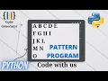 Pattern Program For Python Python for Beginner Code Generator CG