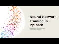 Module 13 - Unit 05 Neural Network Training in PyTorch