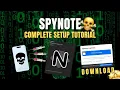 SpyNote Complete Tutorial - SpyNote Android Trojen