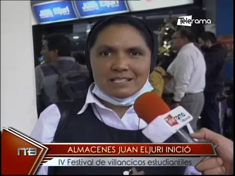 Almacenes Juan Eljuri inició VI festival de villancicos estudiantes