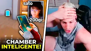 RADIANTE FEZ JOGADA INTELIGENTE DE CHAMBER (200QI)! TCK IMPRESSIONADO NA HAVEN - VALORANT CLIPS