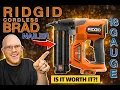RIDGID - Cordless CLEAN DRIVE Brad Nailer-Full Review