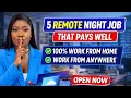 5 Remote Night Jobs That Pay Surprisingly Well No One Talks About These
