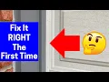 NEVER Replace Garage Door Seals Until Watching This Fast Easy