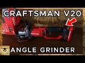 Craftsman V20 Angle Grinder Unbox Overview