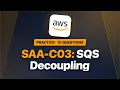 SAA-C03 Practice SQS Decoupling Cost Allocation Tags IAM Least Privilege