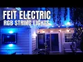 Feit Electric RGB LED String Lights Feit String Lights Review Costco String Lights