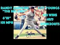 Download Lagu RANDY JOHNSON Throwing 100 - 101 MPH Fastballs | Fastest Pitches Highlights