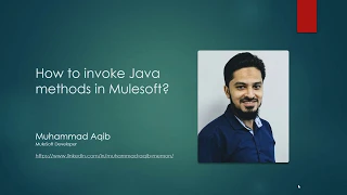 How to invoke Java method in Mulesoft Java module with Mule 4