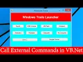 How to Call External Application Via Button in Visual Basic 2010 Tutorial In Hindi