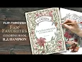 NEW COLORING BOOK Fan Favorites Volume 1 All 25 Hand-Drawn Illustrations