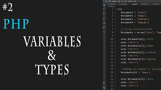 PHP tutorial for Beginners full Variables in php