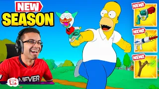 NickEh30 s FIRST WIN in the Simpsons Fortnite Update