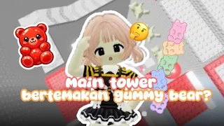 Main tower bertemakan gummy bear? || #roblox #rblx #games 