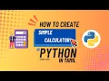 Simple Calculator in Python Comical - Coder