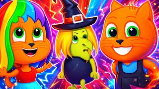 PENTEADOS DIVERTIDOS - Família de Gatos - Desenho Animado em Português Brasil 4K
