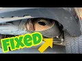 No welding Broken exhaust fixed at home for 20