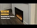 Masarflame 36 Electric Fireplace Insert Demo Review 2024 - Watch Before You Buy