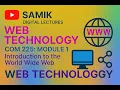 Lecture1 COM225 Web Technology - Introduction to www