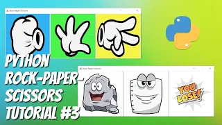 Python Tkinter - Rock Paper Scissors Game Tutorial for Beginners