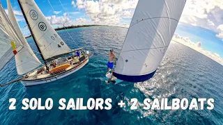 2 Solo Sailors 150nm Island HOP! (Day 39/100 Water World Challenge)