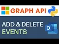 Create And Delete Outlook Calendar Events Using Microsoft Graph API In Python