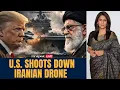 Lagu US vs Iran LIVE: US Military Shoots Down Iranian Drone Ahead of Nuclear Talks | US-Iran Tensions
