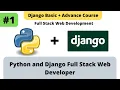 Python and Django Full Stack Web Developer Course