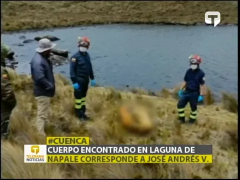 Cuerpo encontrado en la Laguna de Napale corresponde a José Andrés V.