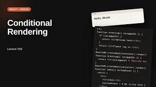 Conditional Rendering React JS Tutorial