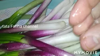 كيمتشي البصل الأخضر بالطريقة الكورية 