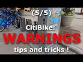 Citi Bike My experience with CitiBike WARNINGS tips and tricks