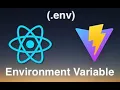 How to use environment variables env in react js app - VITE