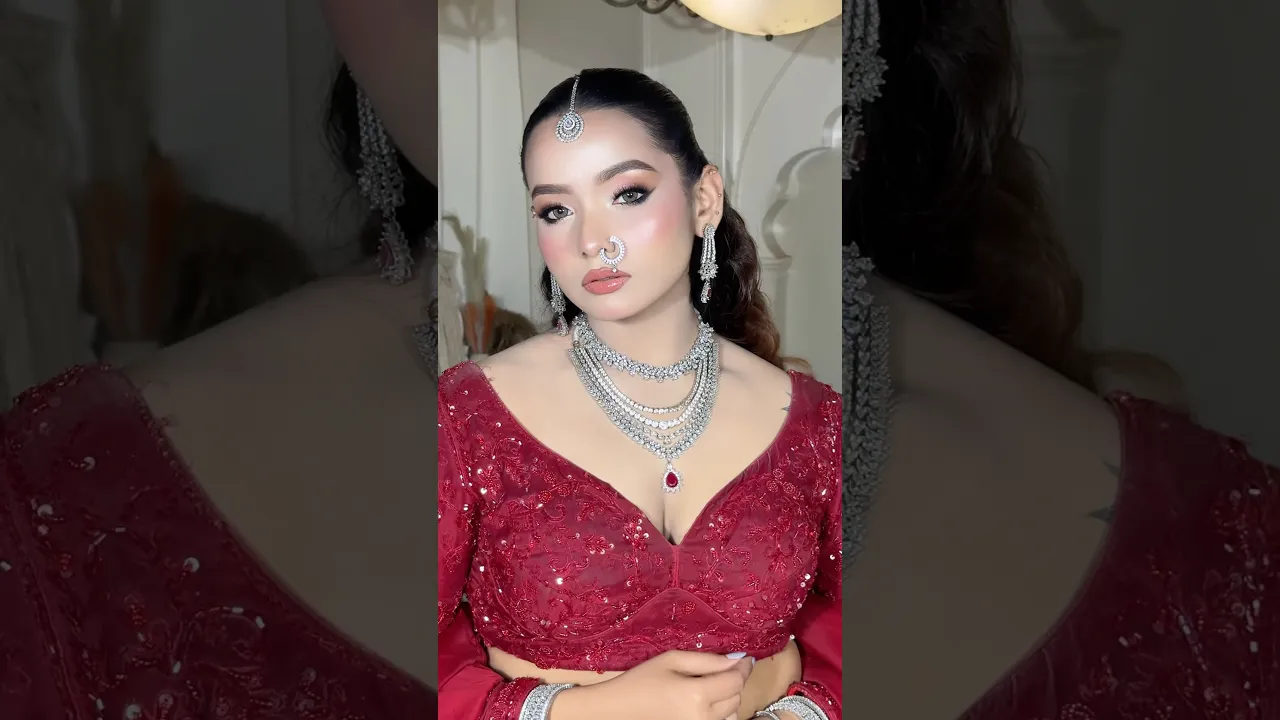 Modern bridal look ❤️