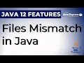 Files Mismatch Java 12 New Features
