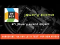 jQuery Event Object