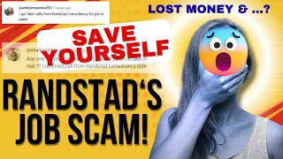 EXPOSED RANDSTAD Consultancy SCAM Job or Money Note This Down and