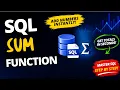 SQL SUM Function Explained in 2 Minutes Calculate Total Sales Revenue More