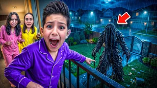 YAĞMUR CANAVARI GECE EVİMİZE GELDİ!! SANIRIM BİTTİK!! 