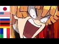 Zenitsu's scream in different 6 languages | Kimetsu no Yaiba Multilanguage