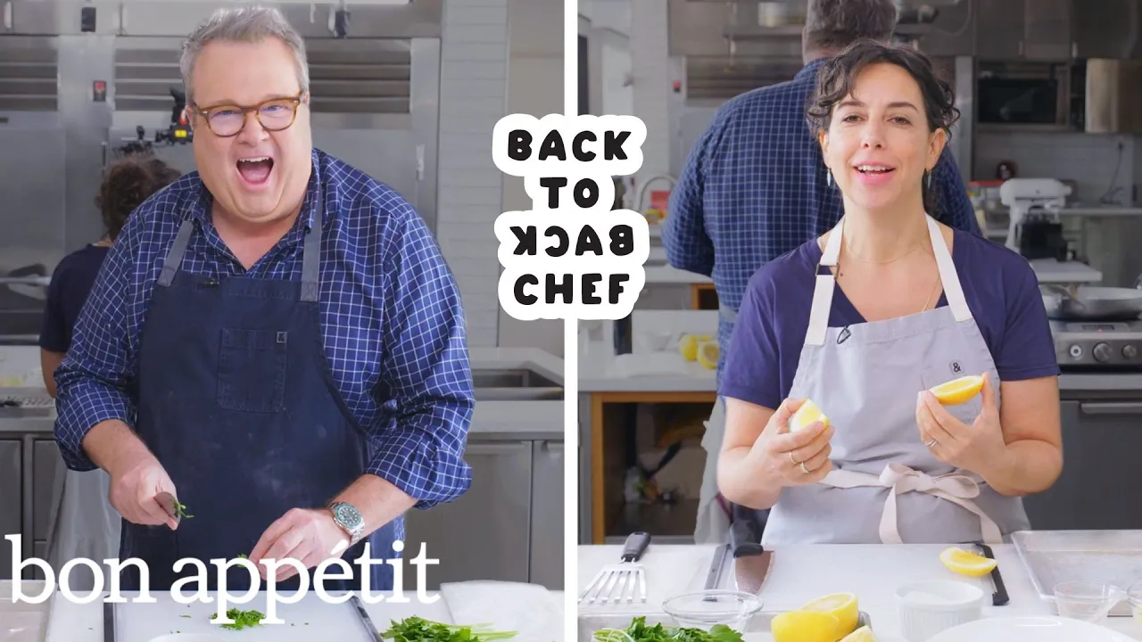 Eric Stonestreet Tries to Keep Up With a Professional Chef   Back-to-Back Chef   Bon Apptit