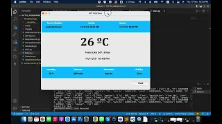 Weather App Using Python Tkinter
