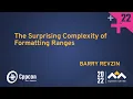 The Surprising Complexity of Formatting Ranges in Cpp - Barry Revzin