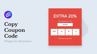 Copy Coupon Code Widget for Elementor